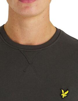 Sudadera Lyle Scott gris oscura para hombre