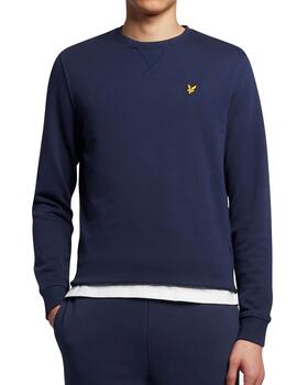 Sudadera Lyle Scott azul marino para hombre