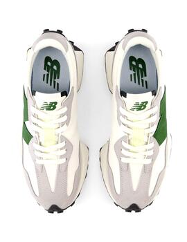 Zapatillas New Balance chica blancas con la N verde