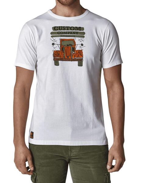 Camiseta Altona Dock blanca Custom Company