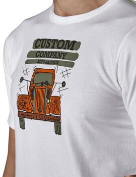 Camiseta Altona Dock blanca Custom Company