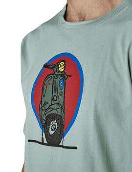 Camiseta Altona Dock Vespa verde