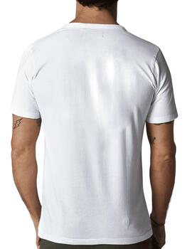 Camiseta Altona Dock blanca con bicicleta
