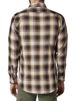 Camisa Altona Dock cuadros beige