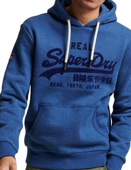 Sudadera Superdry Tonal VL Hoodie azul