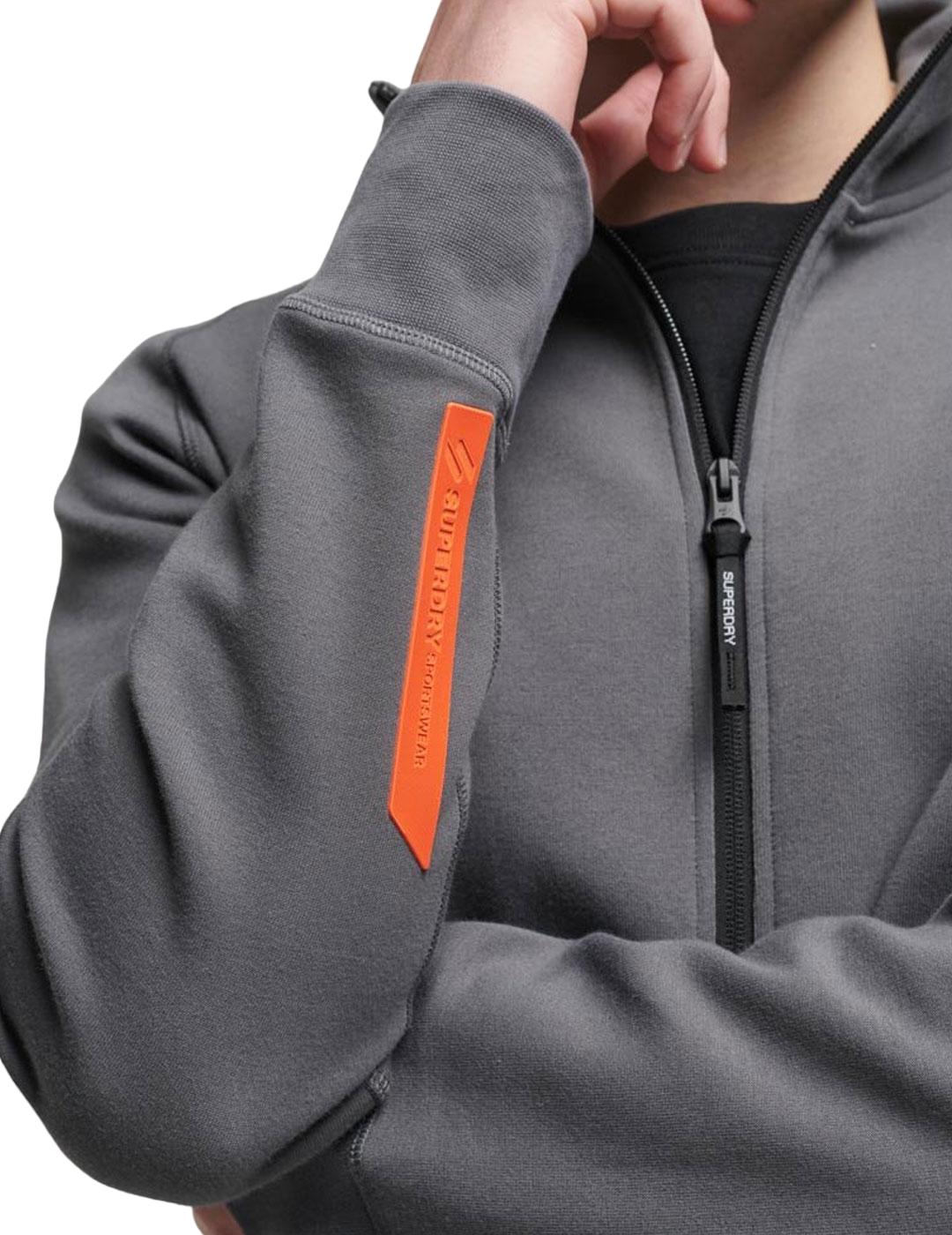 Chaqueta Superdry Code Tech Loose gris para hombre