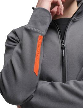 Chaqueta Superdry Code Tech Loose gris para hombre