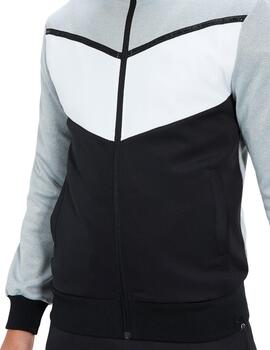 Chaqueta cremallera Ellesse Forma gris y negra para hombre