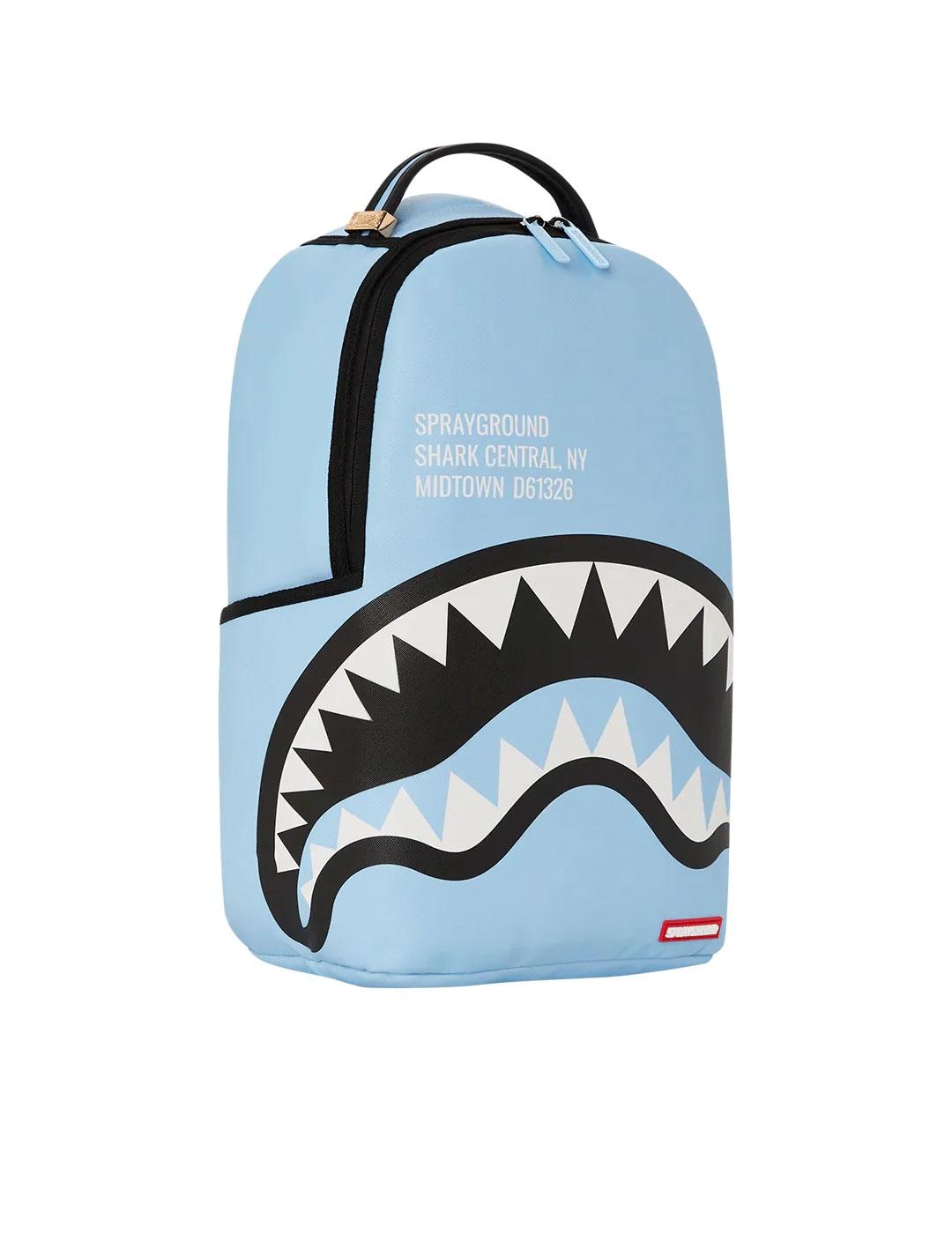 Mochila Sprayground Shark Central 2.0 azul DLXSV Backpack