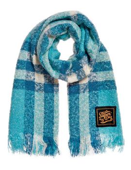 Bufanda Superdry Super Orkney azul para mujer