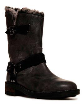 Botas Superdry Tempter Biker negra para mujer