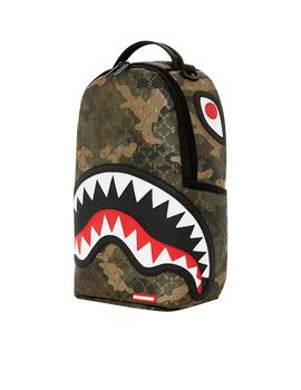 Mochila Sprayground verde camuflaje