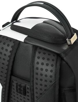 Mochila Sprayground blanca y negra