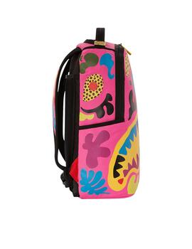Mochila Sprayground rosa estampada