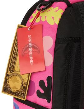 Mochila Sprayground rosa estampada