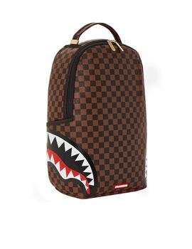 Mochila Sprayground cuadros marrones unisex