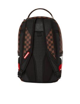 Mochila Sprayground cuadros marrones unisex