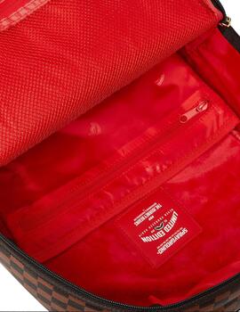 Mochila Sprayground cuadros marrones unisex