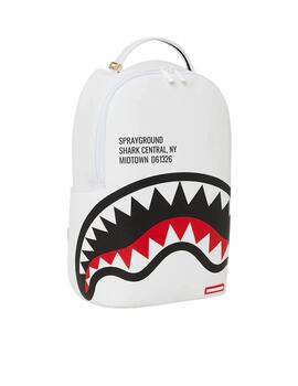 Mochila Sprayground blanca para hombre