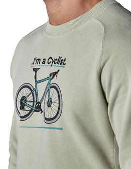 Sudadera Altona Dock bicicleta verde khaki