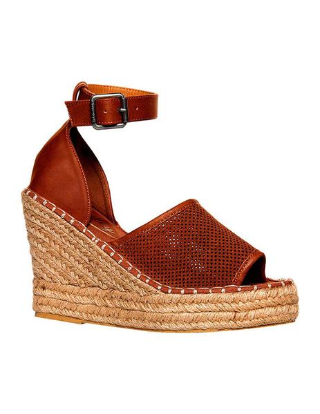 Actual Suradam melón Sandalias Superdry Anna Wedge camel para mujer