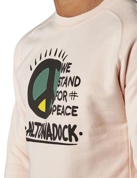 Sudadera Nude Altona Dock rosa para hombre