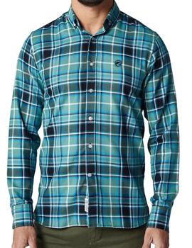 Camisa Altona Dock cuadros verdes