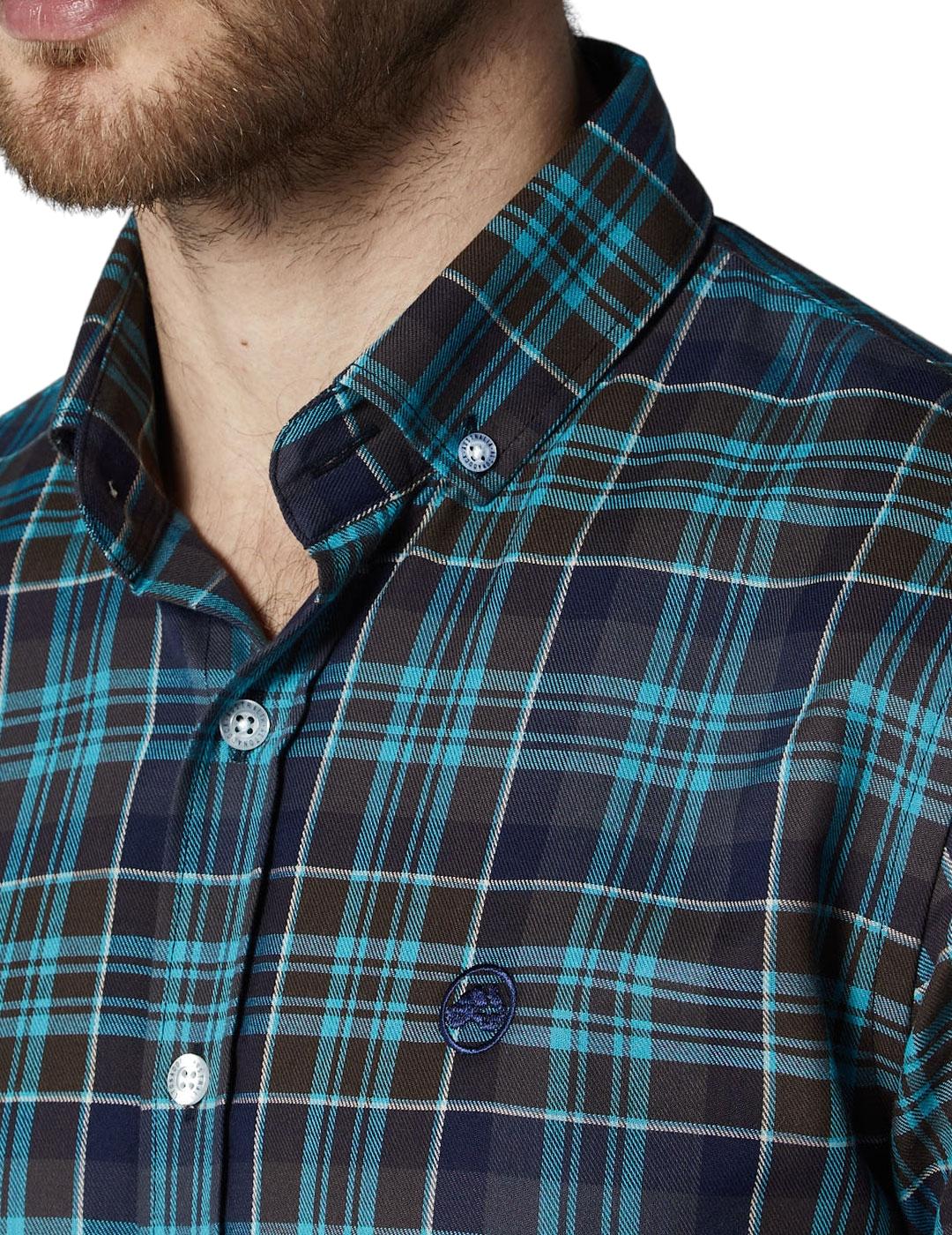 Camisa Altona Dock cuadros grandes
