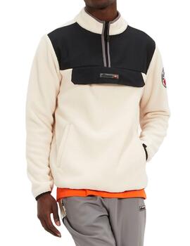 Sudadera polar Ellesse Zinco blanca para hombre