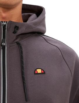 Chaqueta chándal Ellesse Paviso gris oscura para hombre