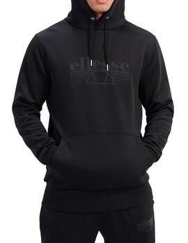 Sudadera Ellesse Uomo básica negra con capucha para hombre
