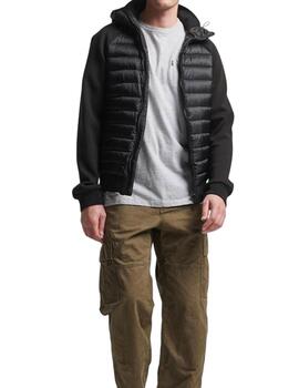 Cazadora negra Superdry para hombre