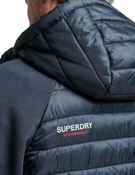 Cazadora azul marino Superdry para hombre