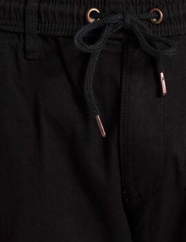 Pantalón Reell negro estilo jogger