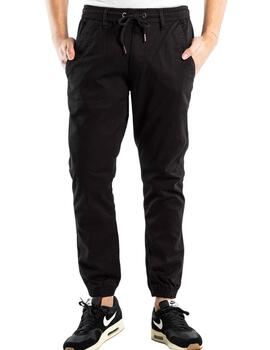 Pantalón Reell negro estilo jogger