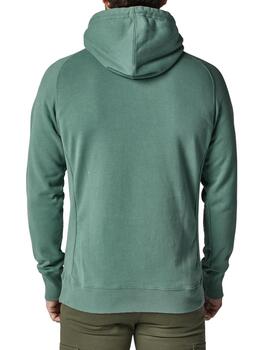 Sudadera Altona Dock básica verde para hombre