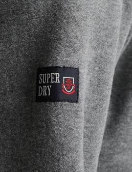 Sudadera Superdry gris oscura con capucha