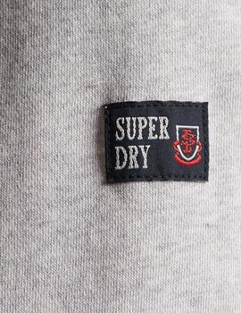 Sudadera Superdry gris clara para hombre