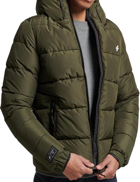 Plumas Superdry verde oscuro para hombre