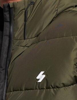 Plumas Superdry verde oscuro para hombre
