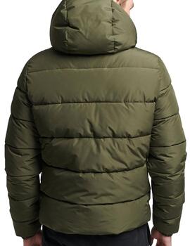 Cazadora Superdry Sports Puffer verde para hombre