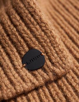 Bufanda Superdry Studios camel para hombre