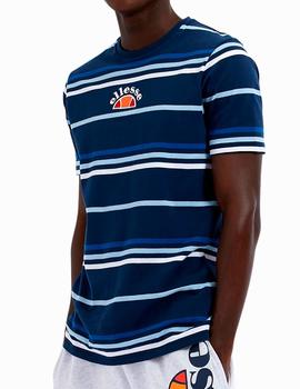 Camiseta Ellesse rayas azul marino para hombre