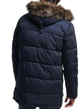 Parka Superdry Chinook azul marino para hombre