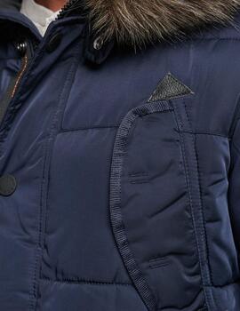Parka Superdry Chinook azul marino para hombre