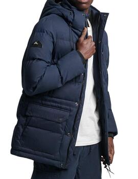 Abrigo Superdry Expedition azul marino para hombre