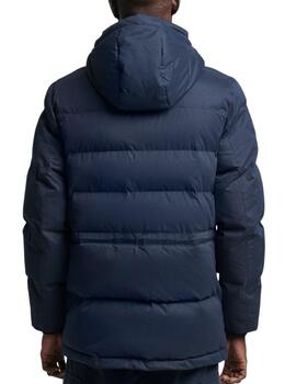 Abrigo Superdry Expedition azul marino para hombre