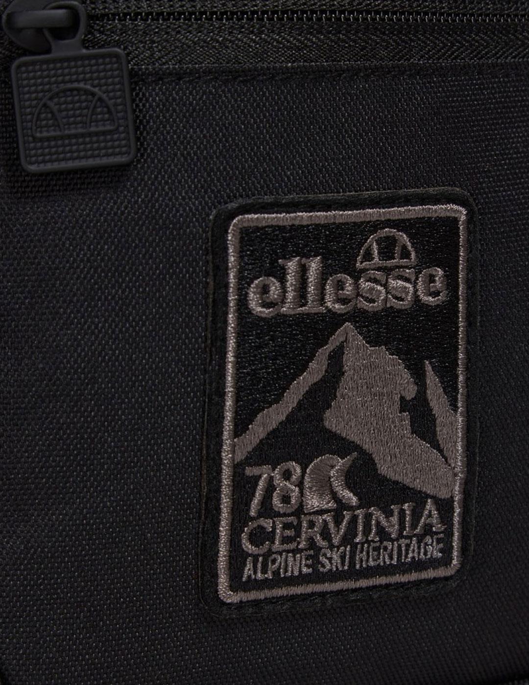 Bandolera mini Ellesse Mesati negra para chica y chico