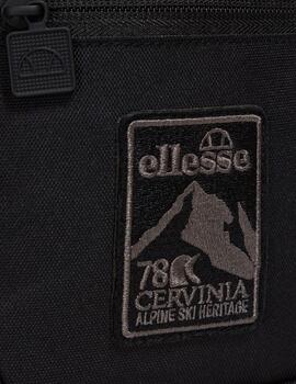 Bandolera mini Ellesse Mesati negra para chica y chico