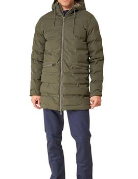Abrigo Tanta Lochainin verde khaki para hombre